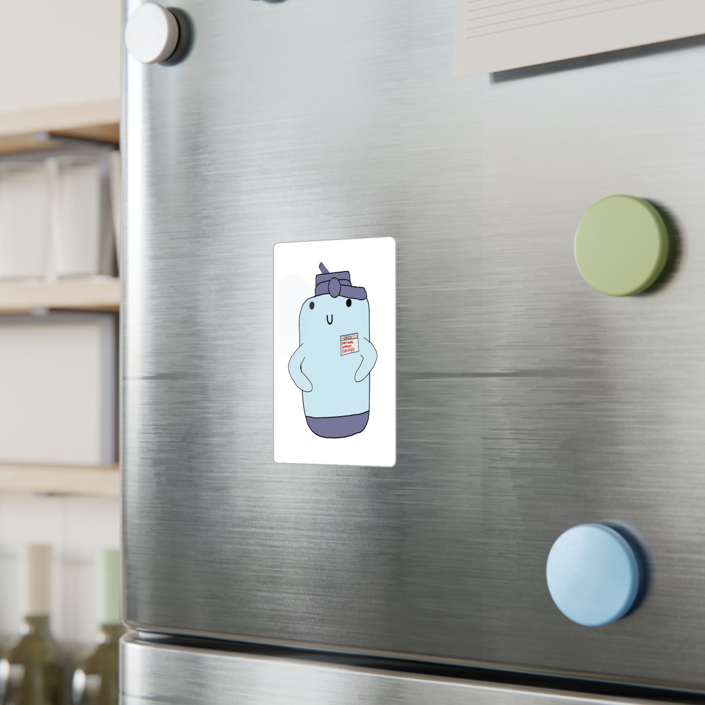 Emotional Support Water Bottle Sticker