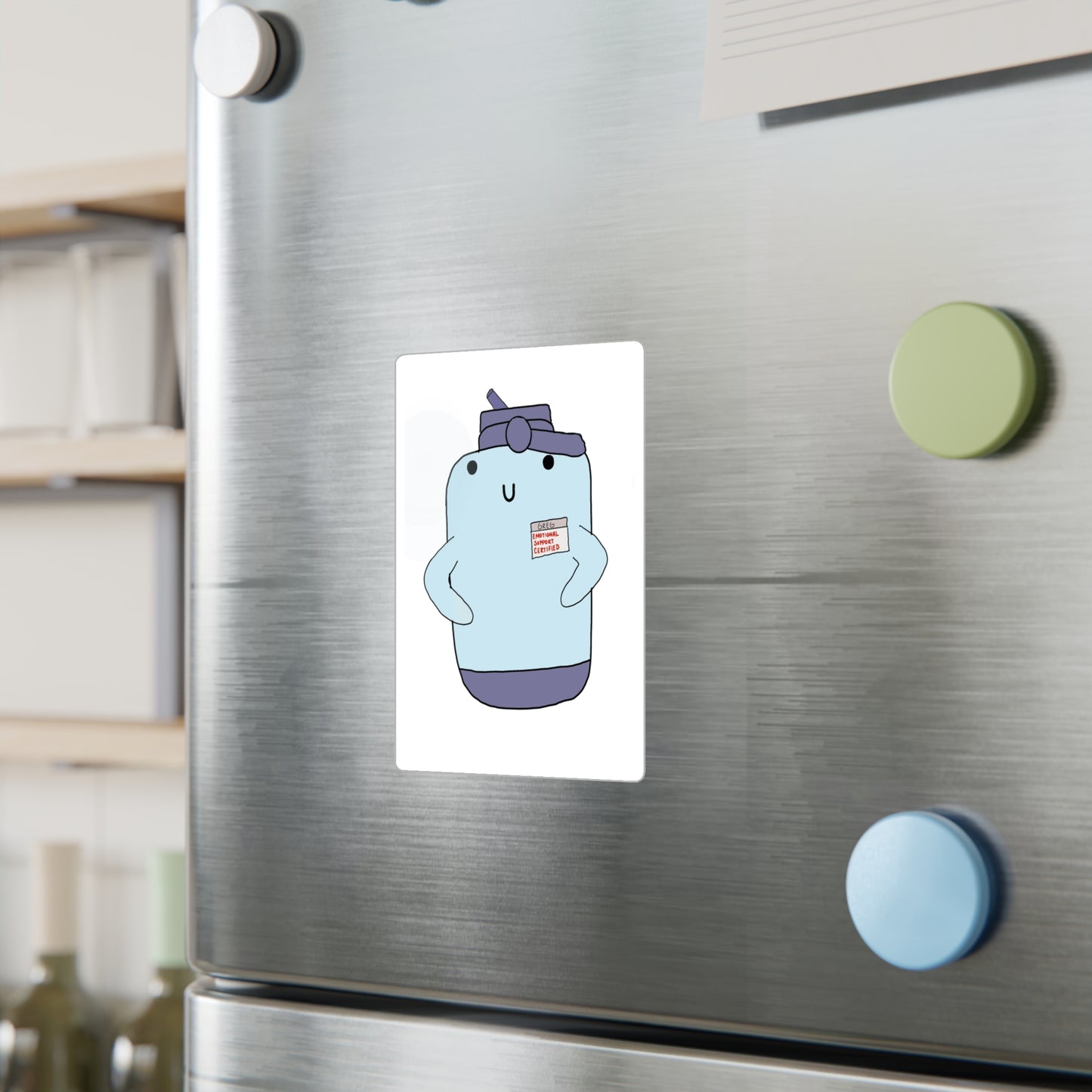 Emotional Support Water Bottle Sticker