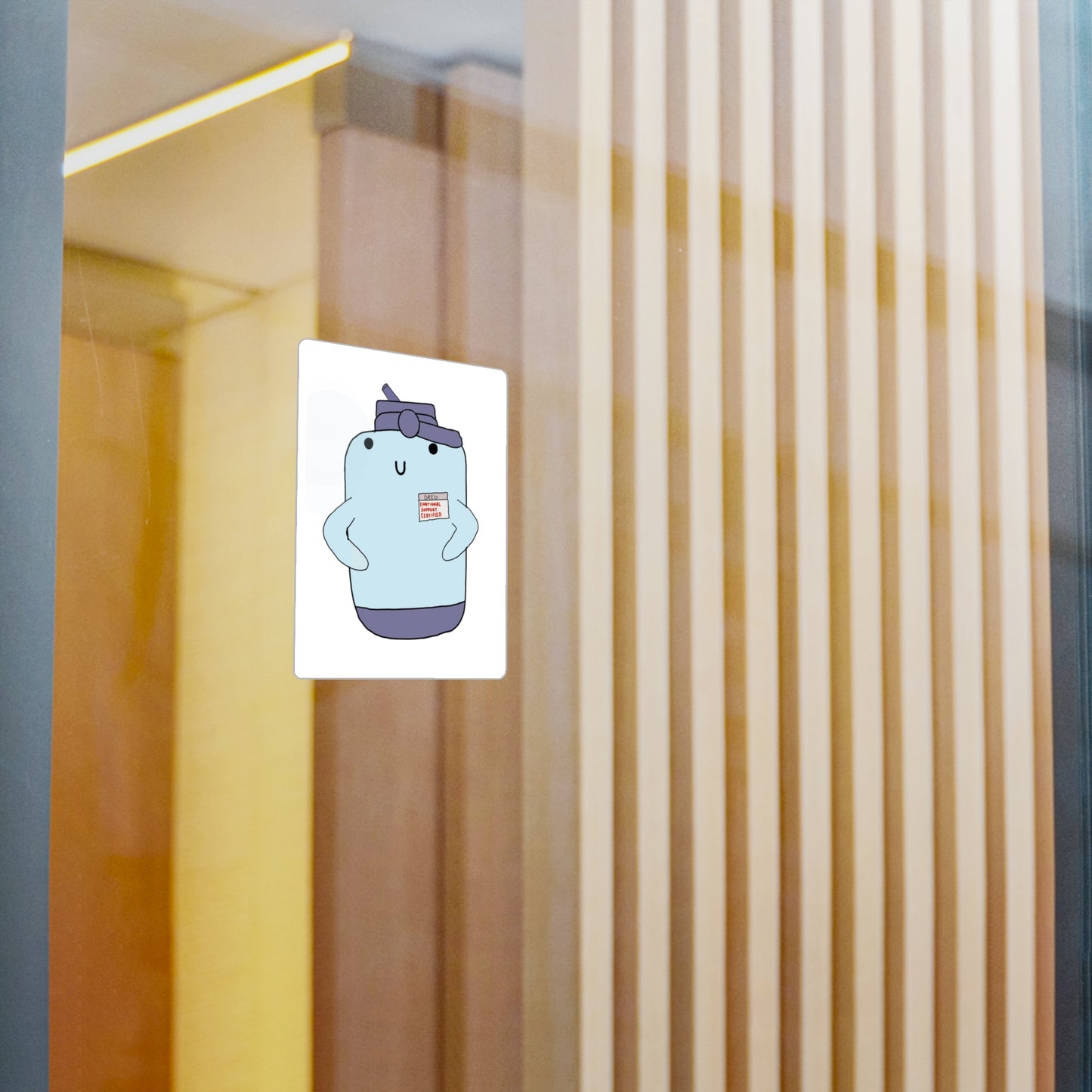 Emotional Support Water Bottle Sticker
