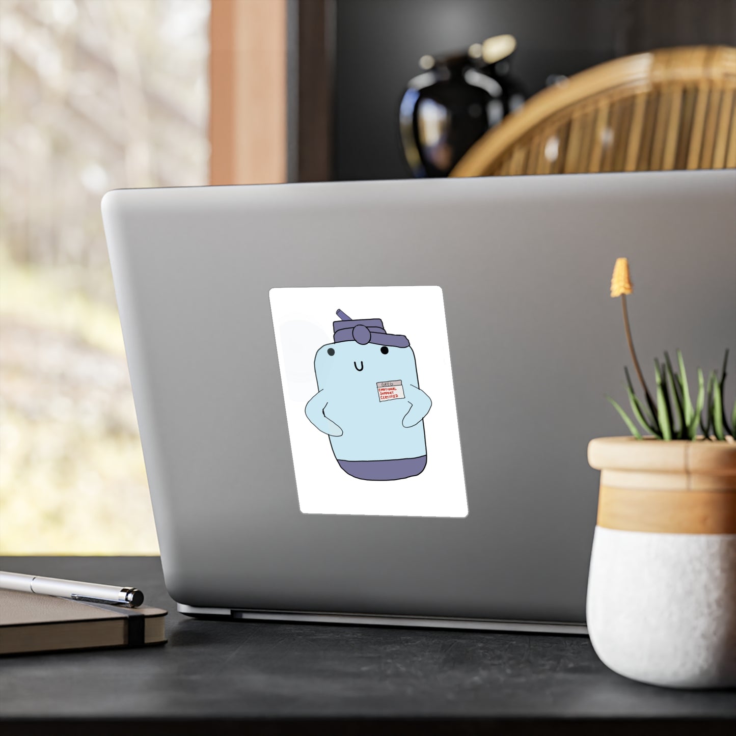 Emotional Support Water Bottle Sticker