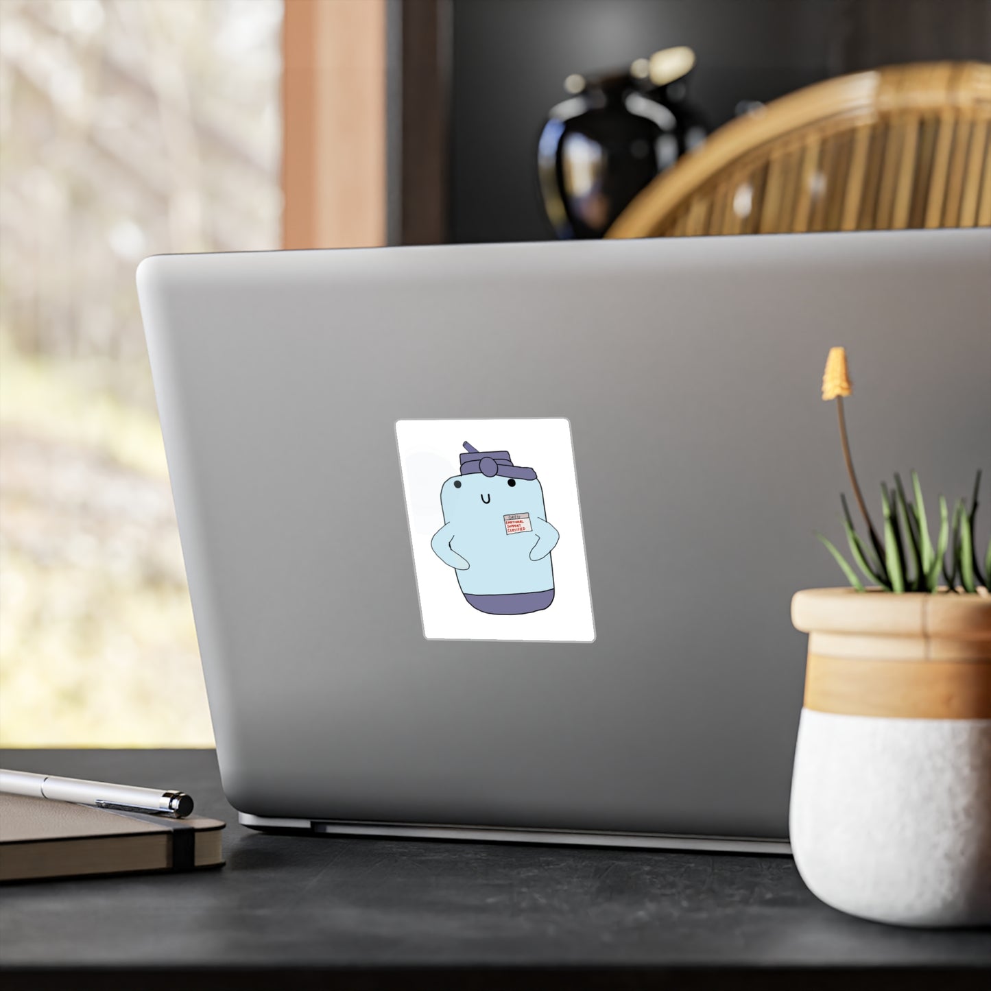 Emotional Support Water Bottle Sticker